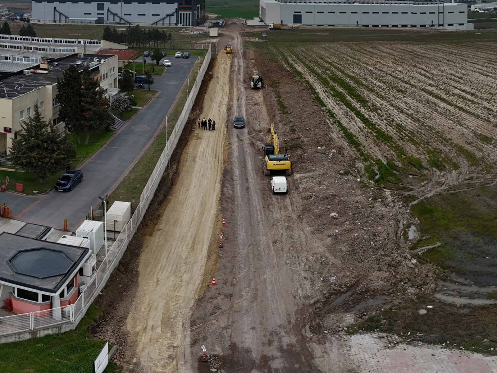 Türkgücü O.S.B. Yol Çalışması